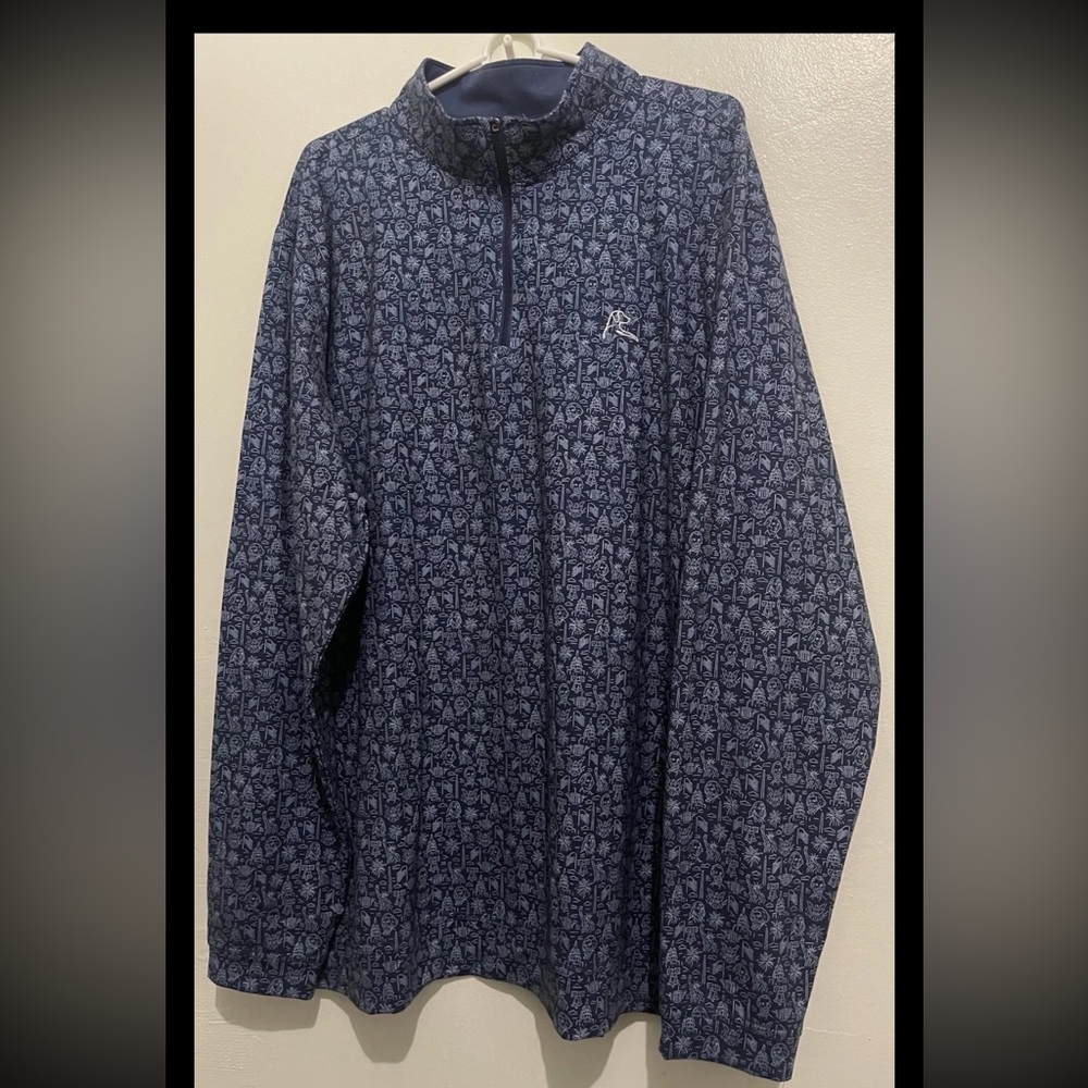 Rhoback Performance Quarter Zip Golf 3XL NavyThe American Icon Washington NWOT